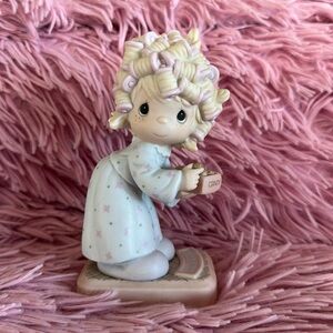 Precious Moments Figure “The Spirit is Willing But The Flesh Is Week”